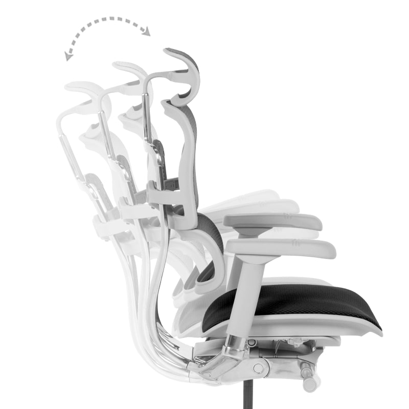 Ергономичен офис стол Ergohuman Elite 2 черен-сива рамка